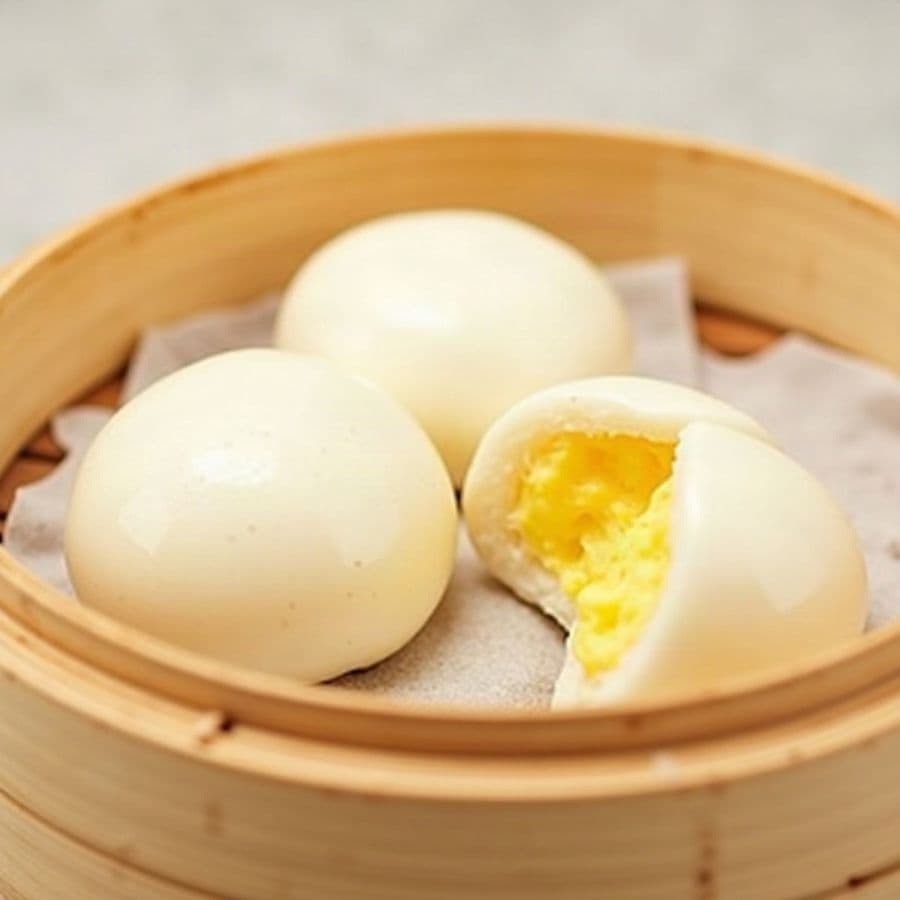 13. Steamed Egg and Cream Bun (3 pcs)