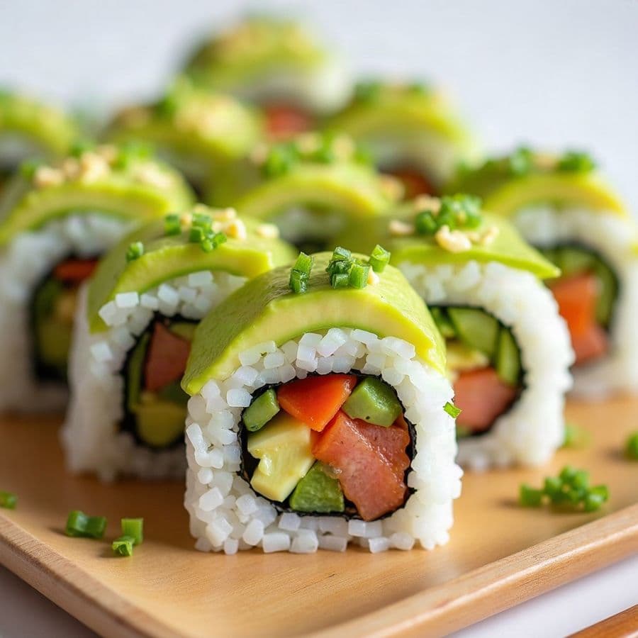 6. Vegetable Dragon Roll (8 Pcs.)