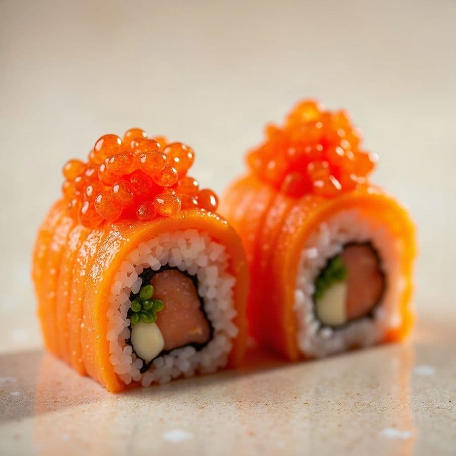 Fly Fish Roe (Tobiko) Sushi (2 Pcs.)