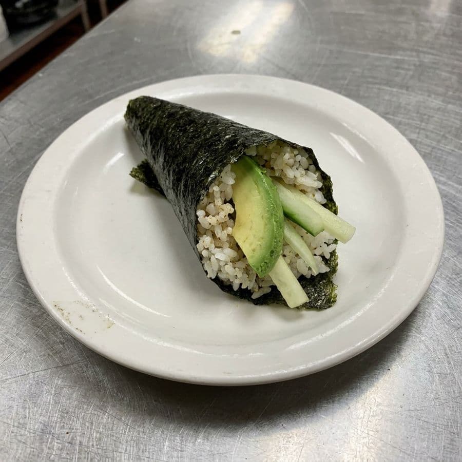 17. Avocado and Cucumber Hand Roll (A/C) (1 Pc.)