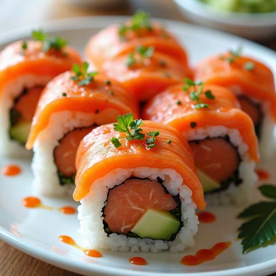 5. Spicy Salmon Roll (6 Pcs.)