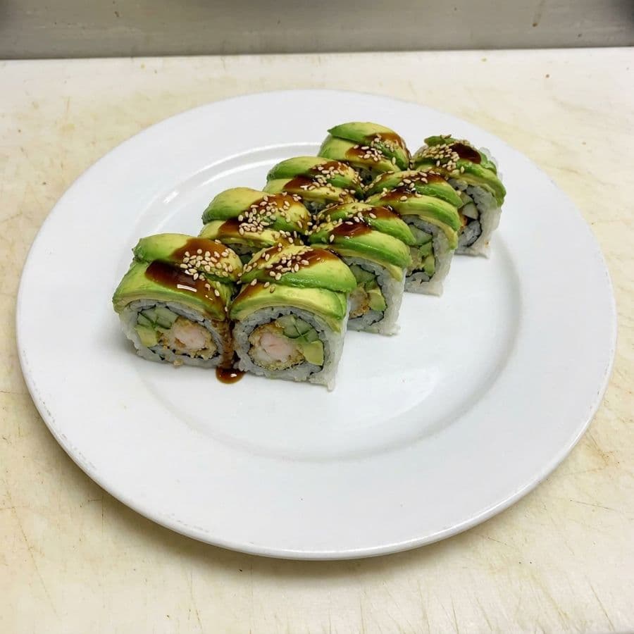 5. Green Dragon Roll (8 Pcs.)