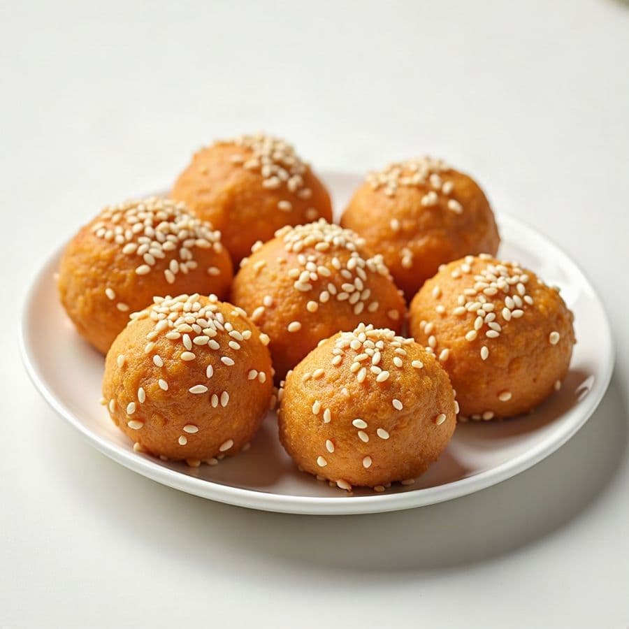 16. Deep Fried Sesame Balls (6 pcs)