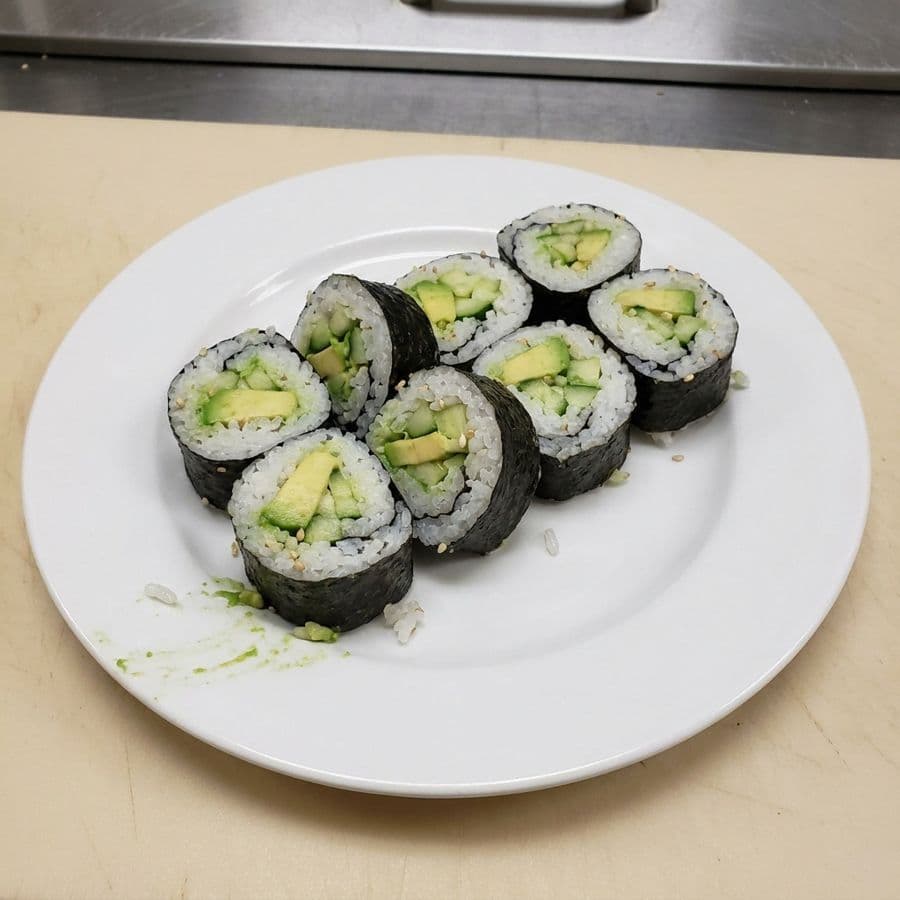 19. Avocado and Cucumber Roll (A/C Roll) (6 Pcs.)