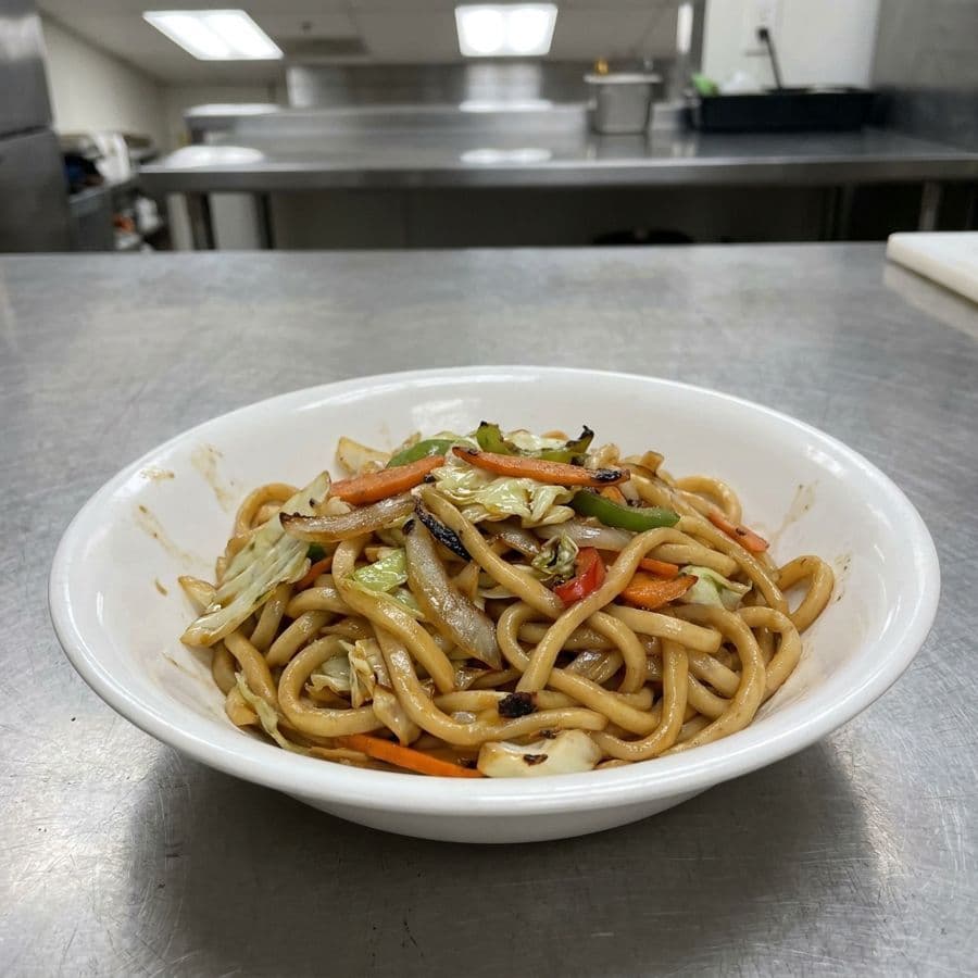 Vegetable Yaki Udon (Pan-Fried Noodles)