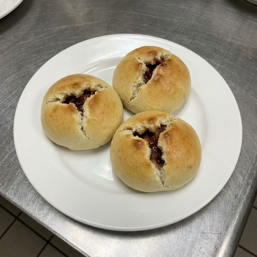10. Steamed BBQ Pork Buns (3 pcs)