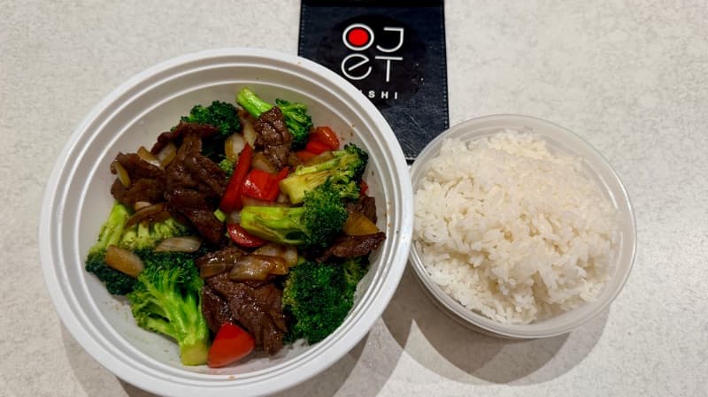 Beef with Broccoli (Including Rice)